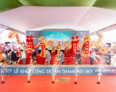 Khởi công Diamond Sky - Khu phức hợp căn hộ cao cấp và TTTM đầu tiên tại Van Phuc City
