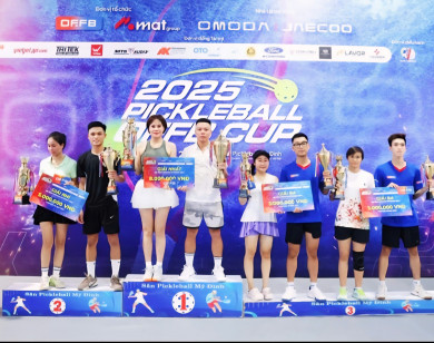 Giải Pickleball OFFB Cup 2025 chính thức khởi tranh