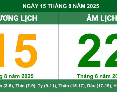 Lịch âm 15/8 chính xác nhất, lịch vạn niên ngày 15/8/2025: Việc nên và không nên làm?