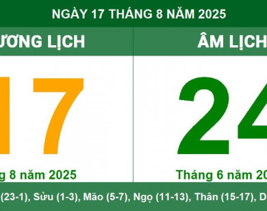 Lịch âm 17/8 chính xác nhất, lịch vạn niên ngày 17/8/2025: Việc nên và không nên làm?