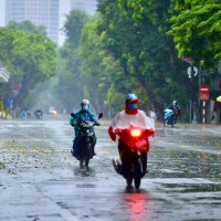 Thời tiết ngày 22/8/2025: Bắc Bộ tiếp tục có mưa to và dông