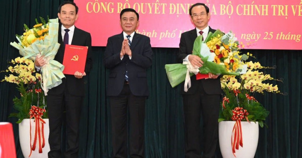 Ông Trần Lưu Quang làm Bí thư Thành ủy TP Hồ Chí Minh