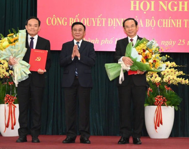 Ông Trần Lưu Quang làm Bí thư Thành ủy TP Hồ Chí Minh