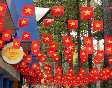 TP Hồ Chí Minh bừng sáng sắc cờ hoa, hân hoan chào mừng 80 năm Quốc khánh 2/9