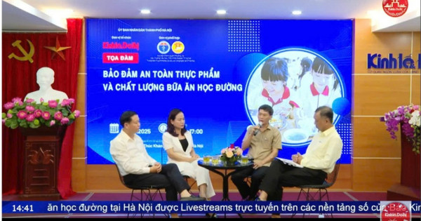 Tọa đàm trực tuyến: Bảo đảm an toàn thực phẩm và chất lượng bữa ăn học đường