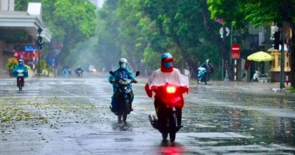 Thời tiết ngày 9/9/2025: Bắc Bộ có mưa rào và dông