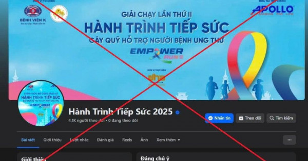 Mạo danh các giải chạy từ thiện để lừa đảo, chiếm đoạt tài sản