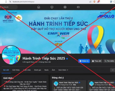 Mạo danh các giải chạy từ thiện để lừa đảo, chiếm đoạt tài sản