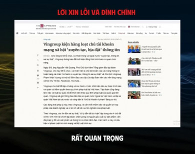 Sau tuyên bố khởi kiện, hơn 50 kênh mạng xã hội gỡ tin sai sự thật về Vingroup