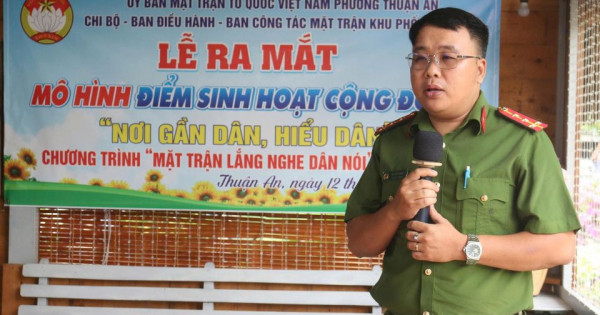TP Hồ Chí Minh: Phường Thuận An lắng nghe dân nói để hiểu lòng dân