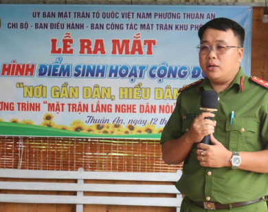 TP Hồ Chí Minh: Phường Thuận An lắng nghe dân nói để hiểu lòng dân