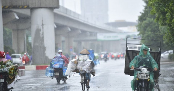 Thời tiết ngày 16/9/2025: Bắc Bộ cục bộ có mưa lớn