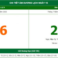 Lịch âm 16/9 chính xác nhất, lịch vạn niên ngày 16/9/2025: Việc nên và không nên làm?