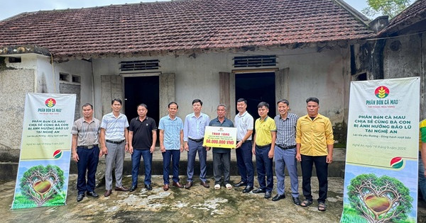 Lan tỏa yêu thương – PVCFC đồng hành cùng đồng bào Nghệ An sau thiên tai