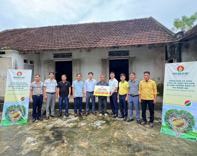 Lan tỏa yêu thương – PVCFC đồng hành cùng đồng bào Nghệ An sau thiên tai