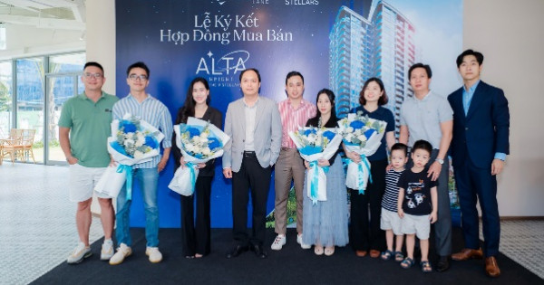 SonKim Land chính thức ký kết hợp đồng mua bán căn hộ Alta Height tại The 9 Stellars