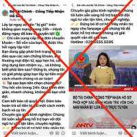 Giả mạo trang Facebook của Bộ Tài chính để lừa đảo