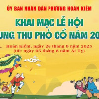 Trực tiếp: Lễ hội Trung thu Phố cổ năm 2025