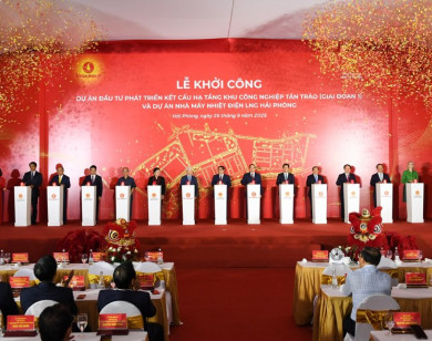 Vingroup khởi công Khu Công nghiệp Tân Trào và Nhà máy Nhiệt điện LNG Hải Phòng