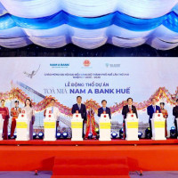 Lễ động thổ tòa nhà Nam A Bank Huế - Công trình xanh gắn kết hành trình di sản miền Trung