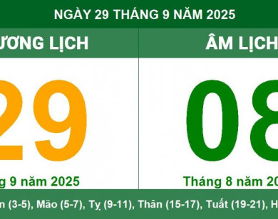 Lịch âm 29/9 chính xác nhất, lịch vạn niên ngày 29/9/2025: Việc nên và không nên làm?