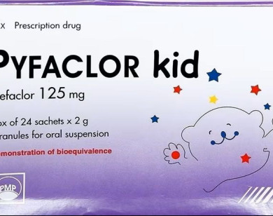 Thu hồi lô thuốc Cốm pha hỗn dịch uống Pyfaclor Kid do không đạt chất lượng