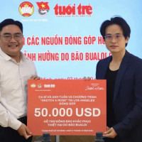 Ca sĩ Hà Anh Tuấn ủng hộ hơn 1,3 tỷ đồng cho đồng bào bị ảnh hưởng bởi bão số 10