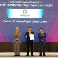 Top 10 thương hiệu tăng trưởng ấn tượng 2025: PVCFC xuất khẩu bứt phá, khẳng định vị thế tiên phong