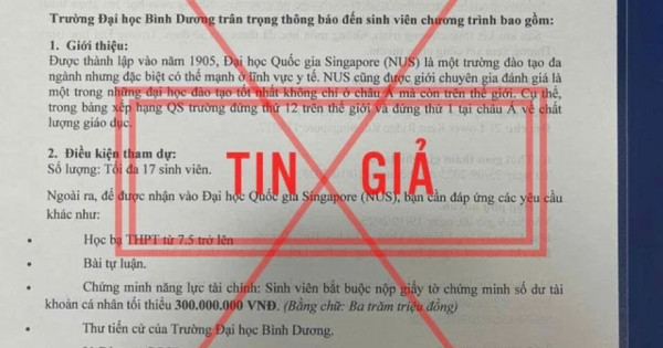 Cảnh giác với thủ đoạn giả mạo văn bản lừa đảo du học