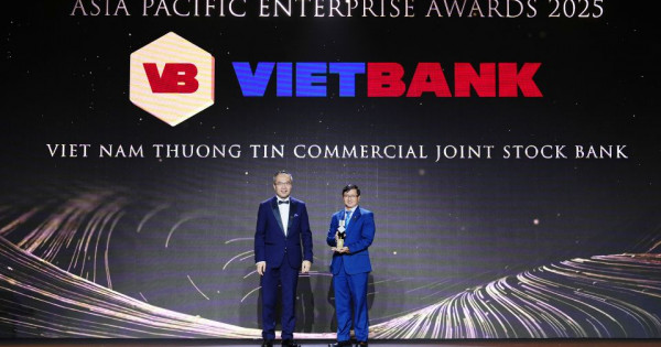 Vietbank nhận giải thưởng doanh nghiệp xuất sắc Châu Á 2025