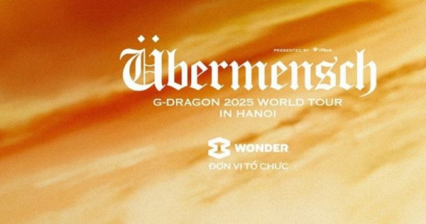 Cơn địa chấn G-DRAGON 2025 WORLD TOUR [Übermensch] mở bán vé day 2 tại 8Wonder Ocean City
