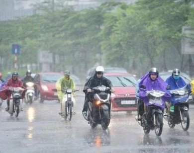 Thời tiết ngày 14/10/2025: Bắc Bộ mưa dông diện rộng