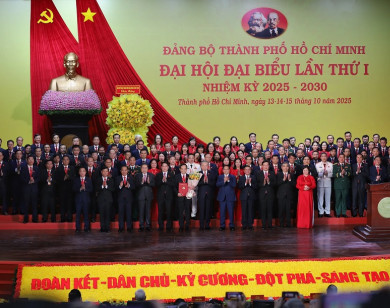 Bộ Chính trị chỉ định Ban Chấp hành Đảng bộ TP Hồ Chí Minh nhiệm kỳ 2025-2030