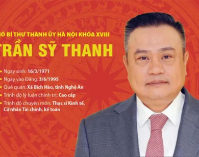 Tóm tắt tiểu sử Phó Bí thư Thành ủy Hà Nội Trần Sỹ Thanh