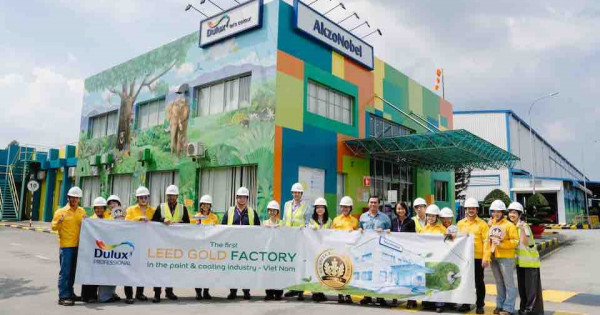AkzoNobel Bình Dương chính thức nhận chứng chỉ LEED Gold: Dấu ấn tiên phong của ngành sơn Việt Nam