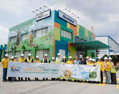 AkzoNobel Bình Dương chính thức nhận chứng chỉ LEED Gold: Dấu ấn tiên phong của ngành sơn Việt Nam