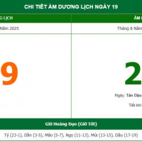 Lịch âm 19/10 chính xác nhất, lịch vạn niên ngày 19/10/2025: Việc nên và không nên làm?