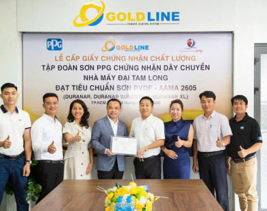 Đại Tam Long đạt chuẩn bảo hành sơn PVDF AAMA 2605 theo chứng nhận của PPG (Mỹ)