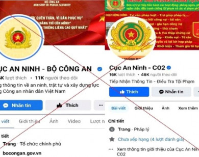 Xuất hiện thủ đoạn lập, sử dụng tài khoản Facebook 'tích xanh' giả mạo công an để lừa đảo