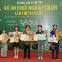 Chung kết khởi nghiệp Xanh 2025: Doanh nghiệp trẻ khẳng định thực lực, vươn tầm bền vững
