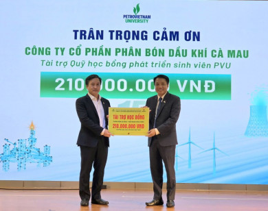 Phân bón Cà Mau tiếp lửa cho thế hệ người dầu khí tương lai