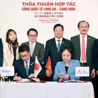Cảng Quốc tế Long An và Cảng Kobe ký kết MOU hợp tác chiến lược hướng tới chuối cung ứng xanh Việt Nam-Nhật Bản