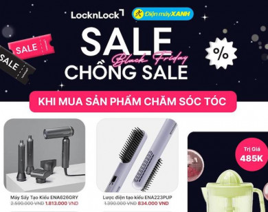 LocknLock tung ưu đãi kép tại hệ thống Điện Máy Xanh