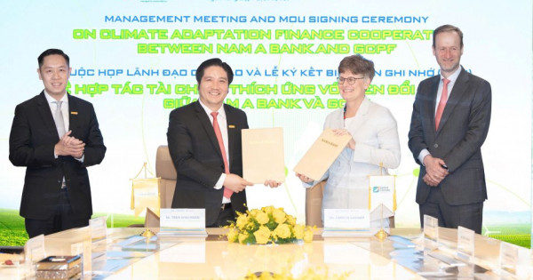 Nam A Bank và GCPF ký kết Biên bản ghi nhớ: Phối hợp nghiên cứu khung tài chính thích ứng biến đổi khí hậu từ năm 2026