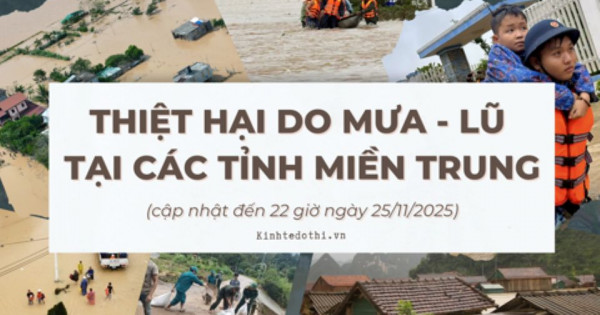 Mưa lũ gây thiệt hại nặng nề khắp miền Trung