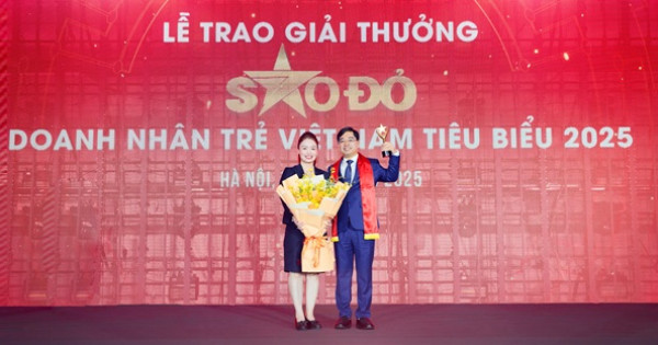 ‘Vua Nha đam’ Đạt TOP 30 Doanh nhân trẻ Việt Nam tiêu biểu 2025 – Giải thưởng Sao Đỏ