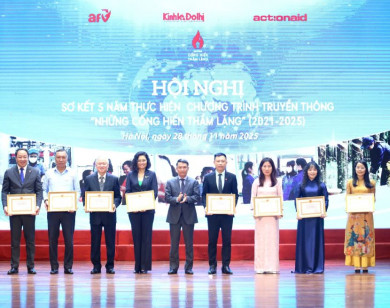 Trao giải cuộc thi "Những cống hiến thầm lặng" 2025: Mỗi bài viết là một thông điệp nhân ái