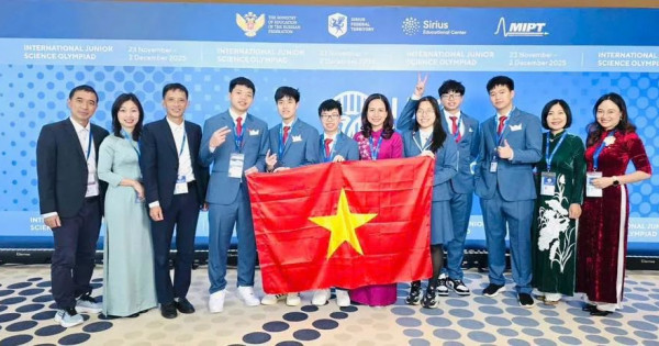 Việt Nam giành 6 huy chương tại Olympic Khoa học trẻ quốc tế