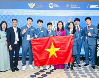 Việt Nam giành 6 huy chương tại Olympic Khoa học trẻ quốc tế