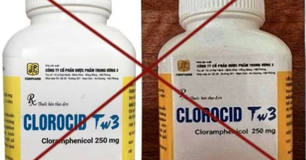 Bộ Y tế yêu cầu truy tìm nguồn gốc thuốc giả mạo Clorocid TW3